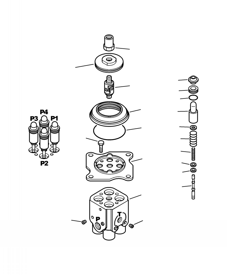 HOUSING, VALVE 702-16-53960 KOMATSU