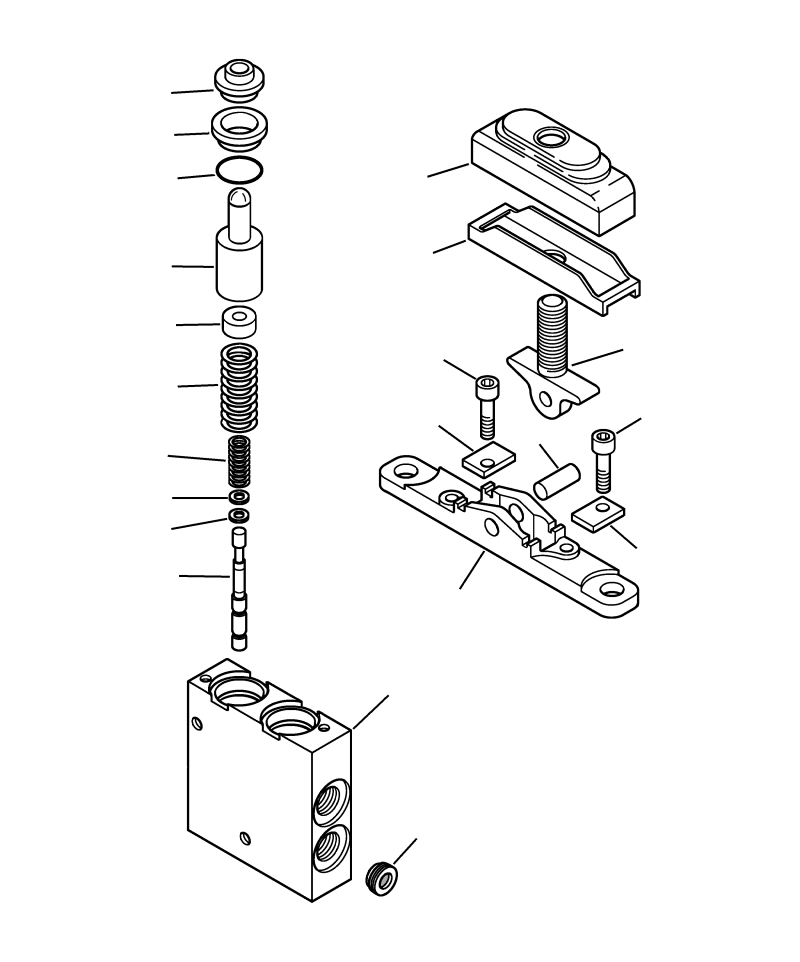 SPRING, INNER - RIGHT VALVE 702-16-51380 KOMATSU