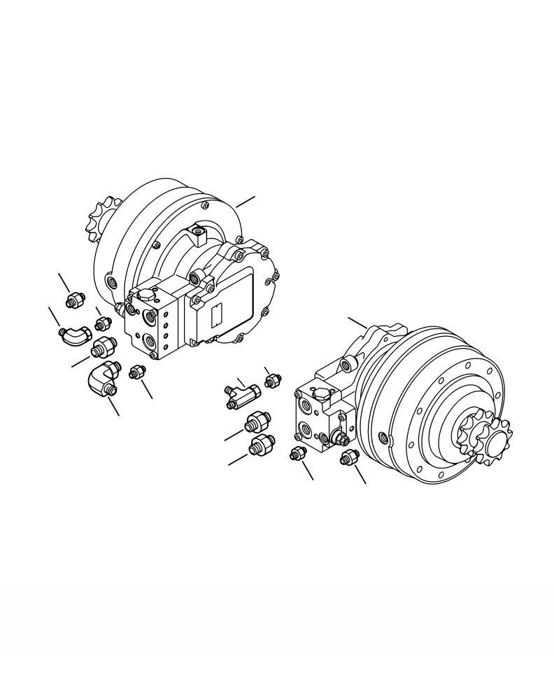 Соединительный штуцер 3F3-06-5058 KOMATSU
