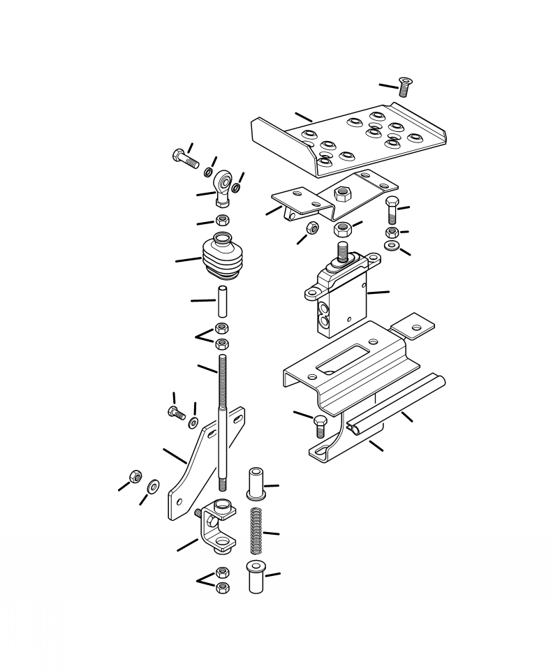 BRACKET, LEFT 37C-54-A1810 KOMATSU