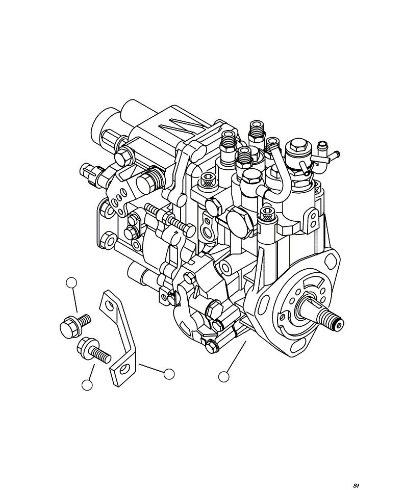 PUMP, FUEL YM729645-51310 KOMATSU