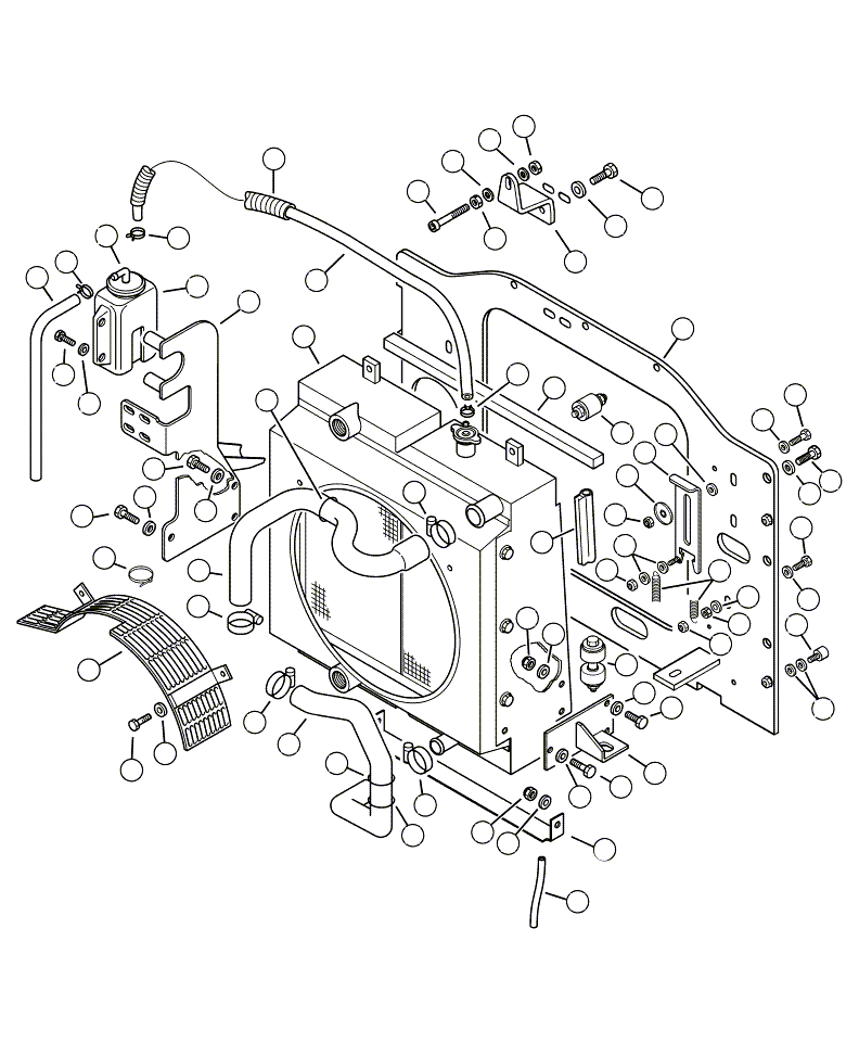 Стяжка 08036-20834 KOMATSU