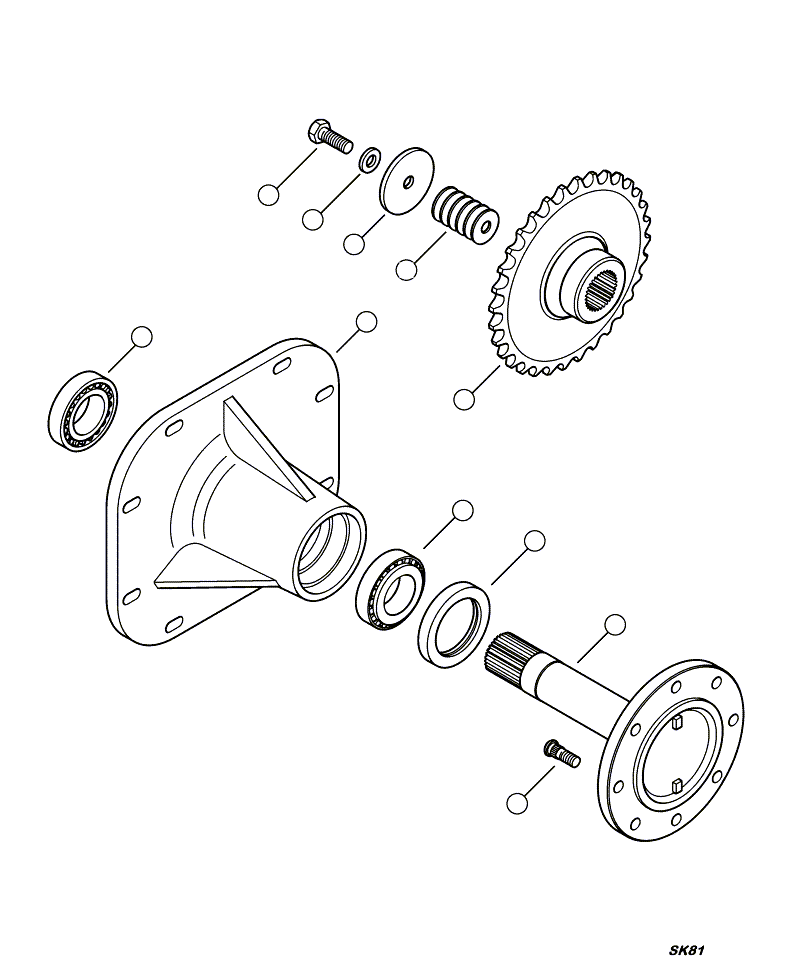 SPROCKET, DRIVE 37A-22-11151 KOMATSU