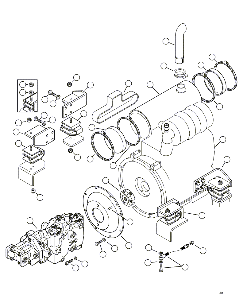 KIT, SHIELD 37A-01-11422 KOMATSU