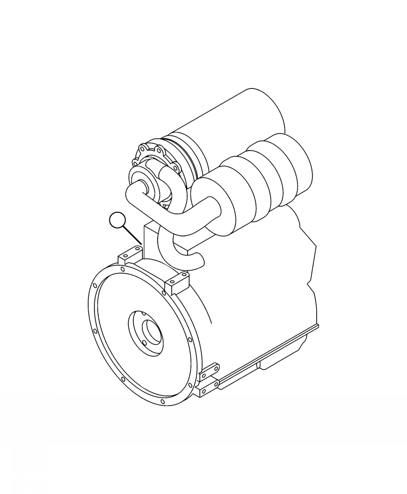 ENGINE, TPEM 37B-01-A1202 KOMATSU