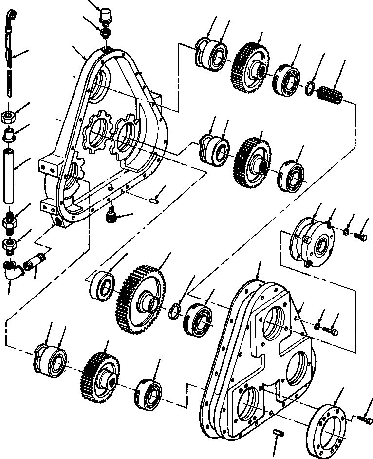 DRIVE, TRIPLE PUMP 155 706 KOMATSU