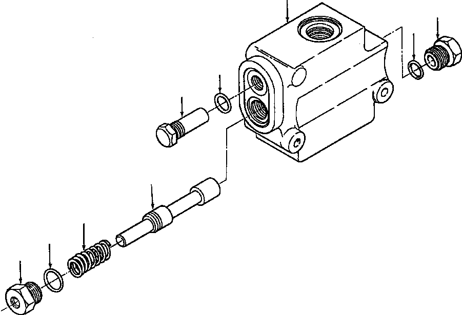 VALVE, PRIORITY FLOW DIVIDER 156 501 KOMATSU