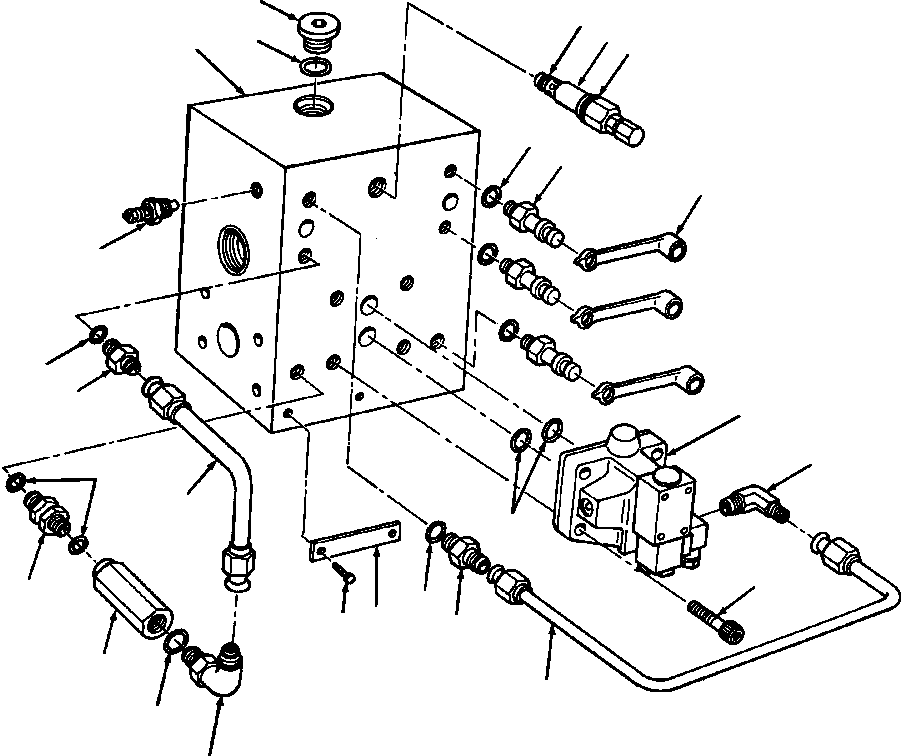 MANIFOLD ASSEMBLY, H.I.C 157 461 KOMATSU