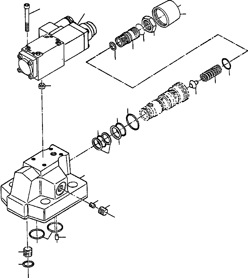 VALVE, UNLOADING RELIEF 157 463 KOMATSU