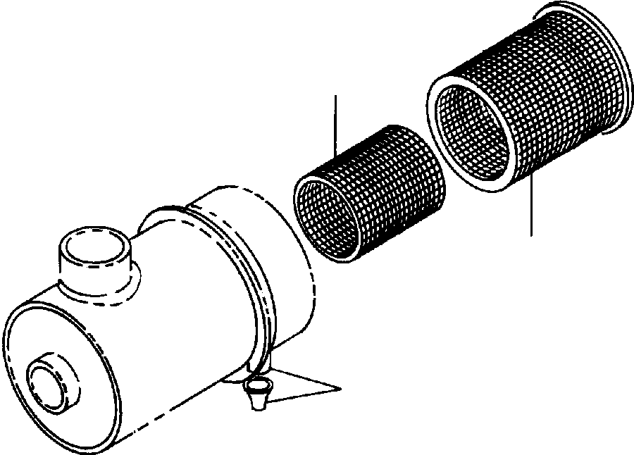 ELEMENT, OUTER AIR CLEANER 156 261 KOMATSU