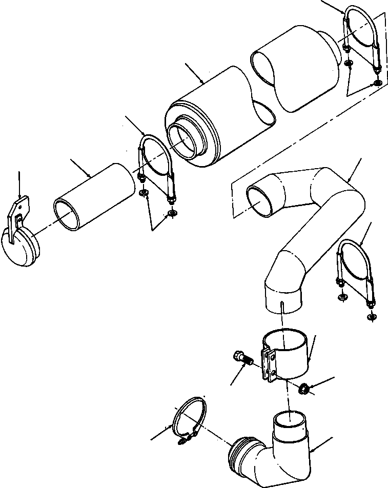 PIPE, TAIL 156 252 KOMATSU