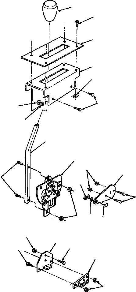 LEVER, INPUT 134 920 KOMATSU