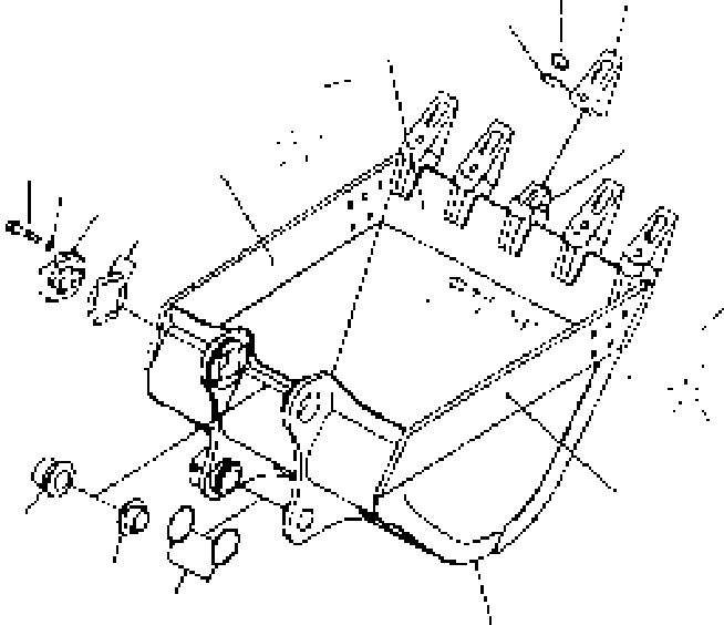 ARM CYLINDER GROUP (\7\707-01-XU810) KOMATSU