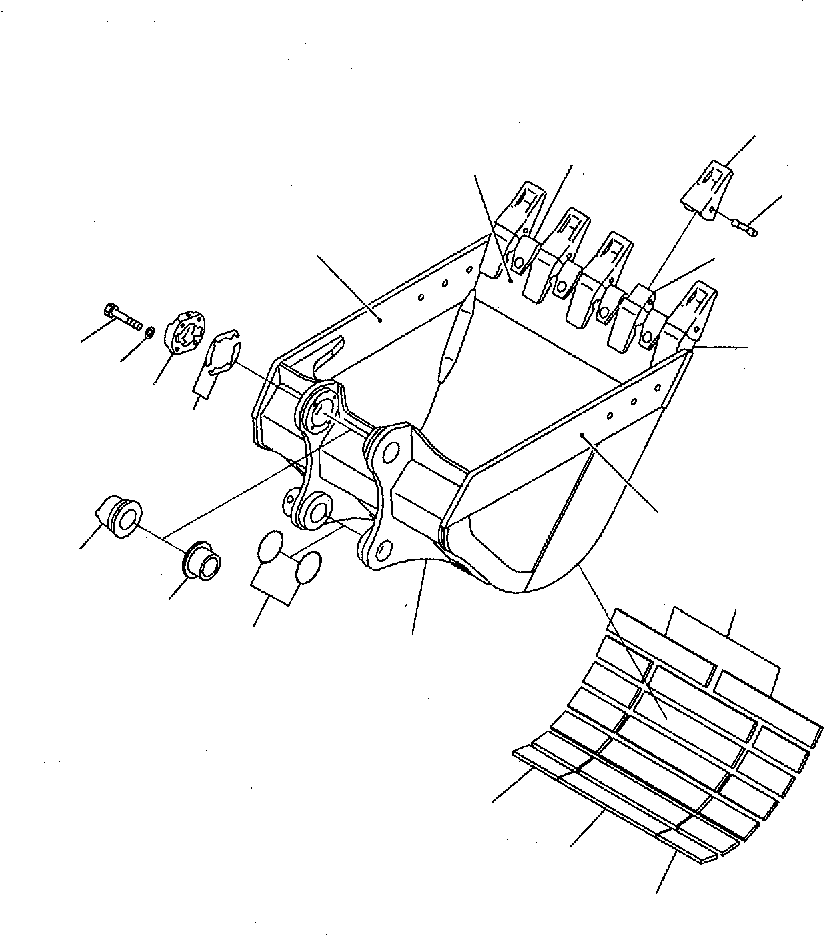 ARM CYLINDER GROUP (\7\707-01-XU930) KOMATSU