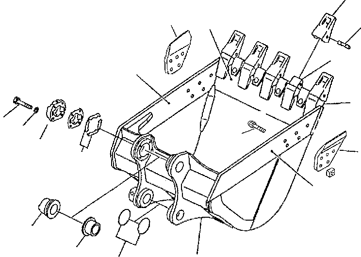ARM CYLINDER GROUP (\7\707-01-XU950) KOMATSU