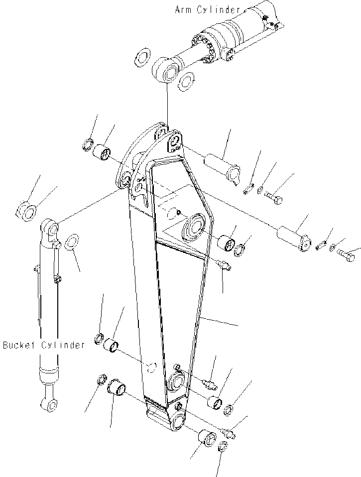 ARM 24M 208-944-7410 KOMATSU