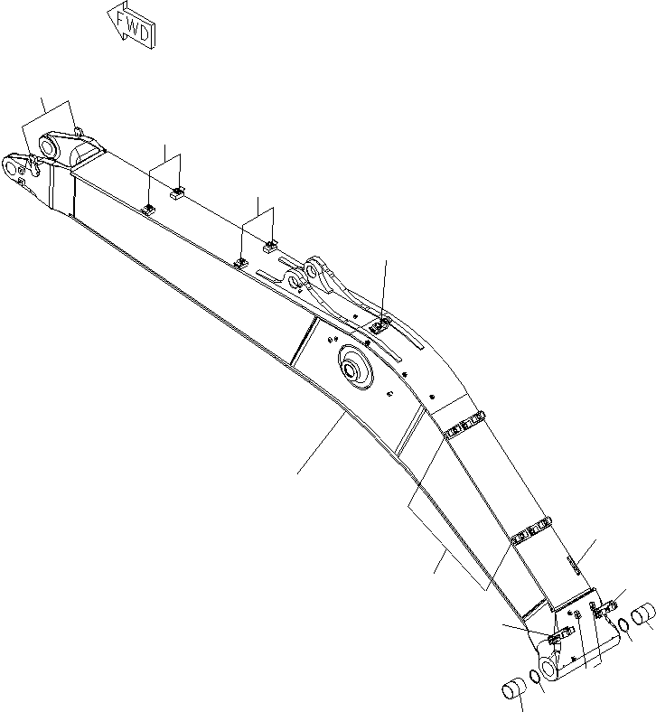 Стрела в сборе 208-70-00790 KOMATSU