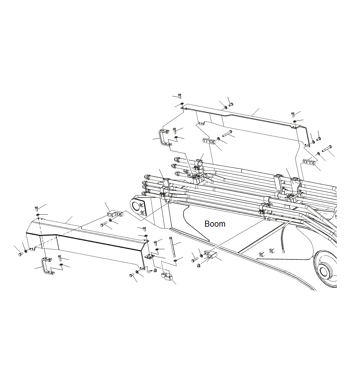 BRACKET, L.H 203-70-J2040 KOMATSU