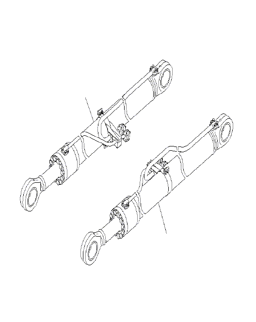CYLINDER GROUP, L.H 21N-63-X2305 KOMATSU
