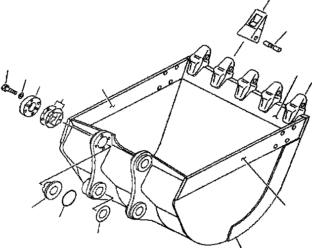 Ковш 202-920-7131 KOMATSU