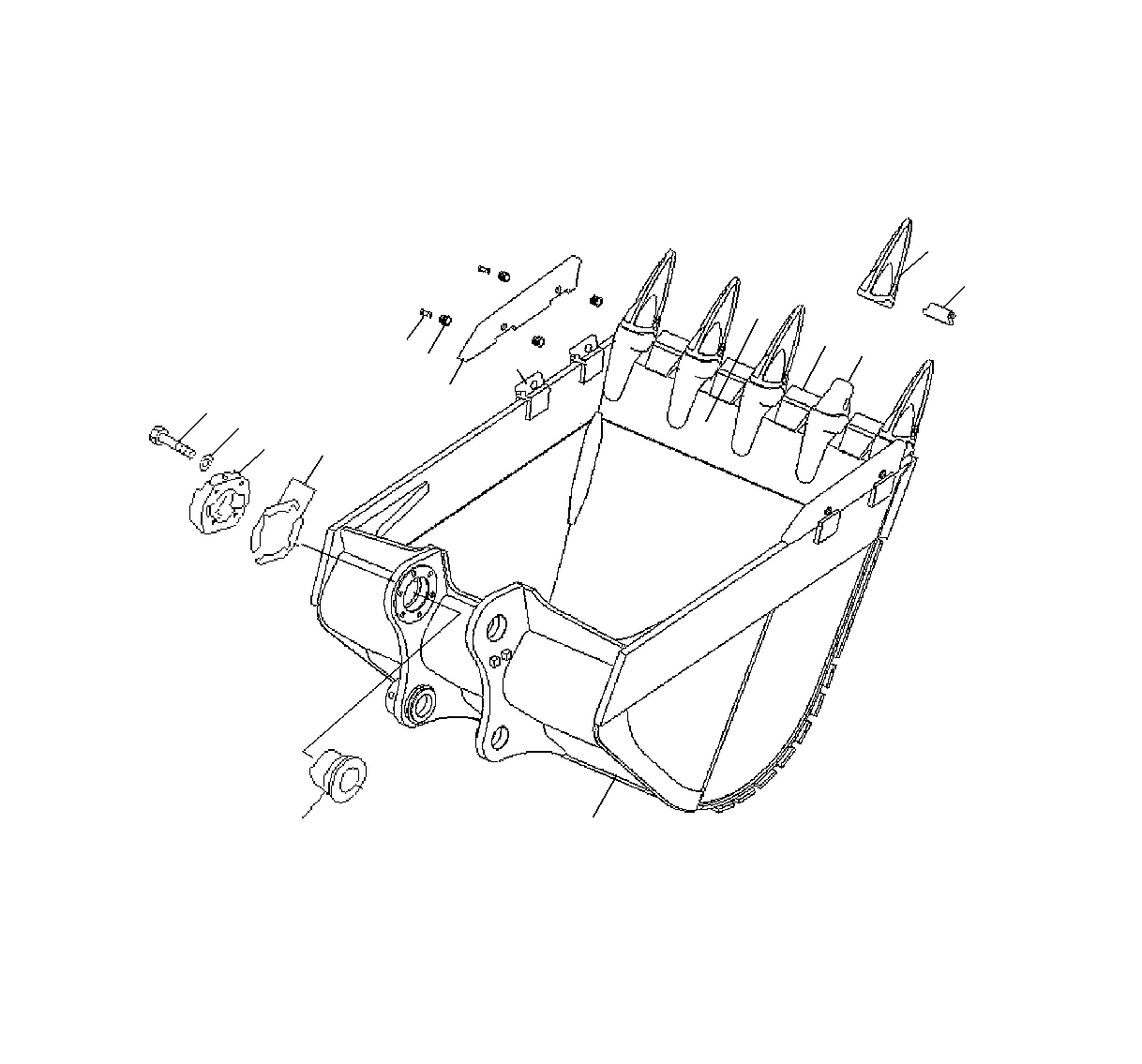 RETAINER SHROUD 207-934-J280 KOMATSU