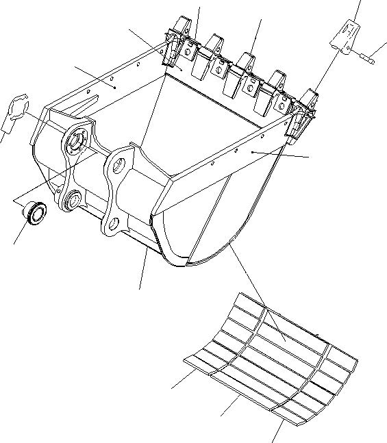 Ковш 208-920-J150 KOMATSU