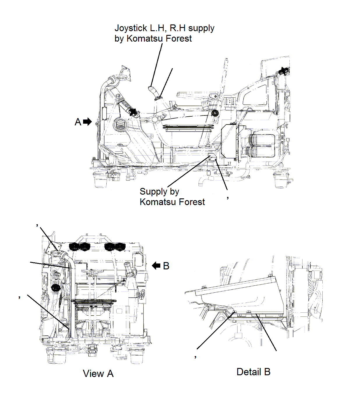 Жгут проводов 203-06-J3250 KOMATSU