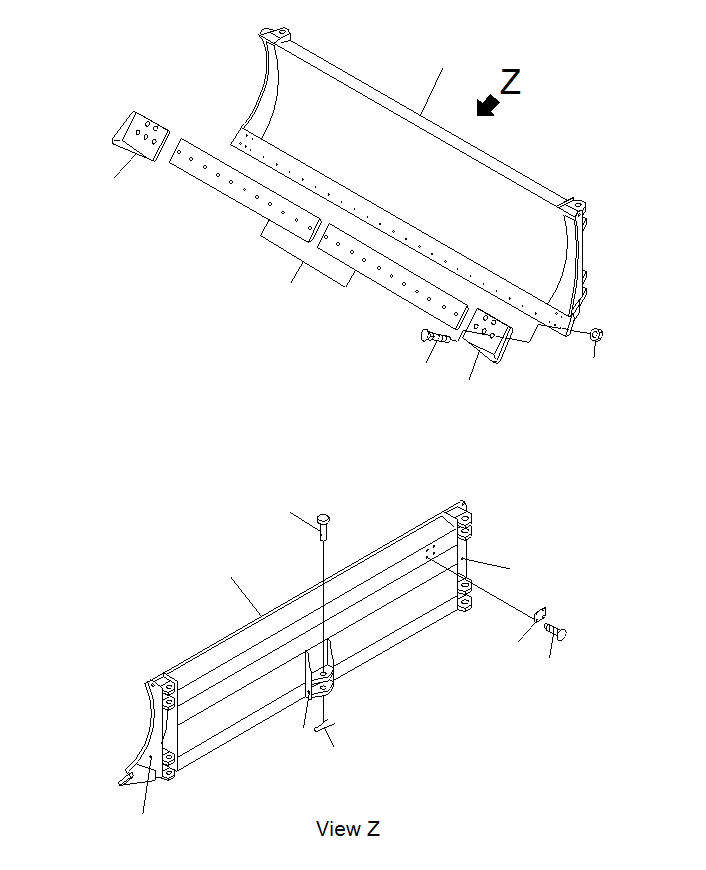 Табличка 09601-500D0 KOMATSU
