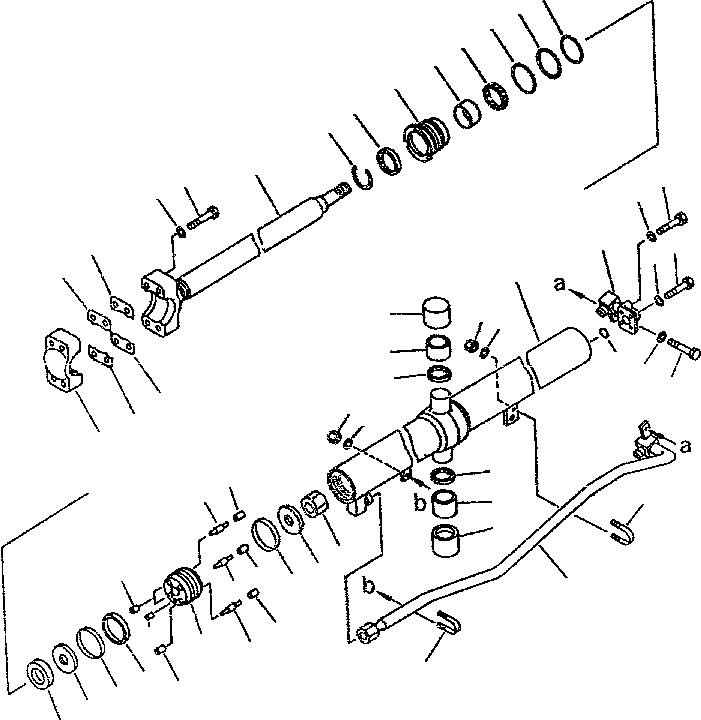 CYLINDER GROUP, LIFT, R.H. (14Y-63-X1124) KOMATSU