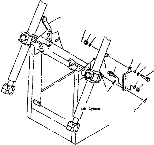 NUT¤ L.H. THREAD 01508-11210 KOMATSU