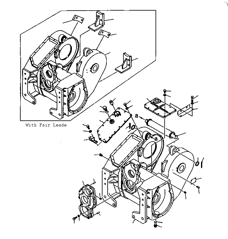 Крышка 14X-960-3750 KOMATSU