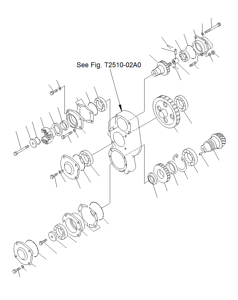 Комплект регулировочных прокладок 14X-96-00510 KOMATSU
