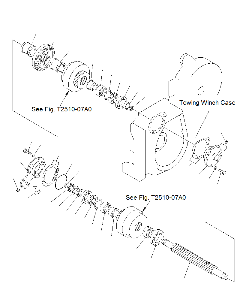 Комплект регулировочных прокладок 14X-96-00540 KOMATSU