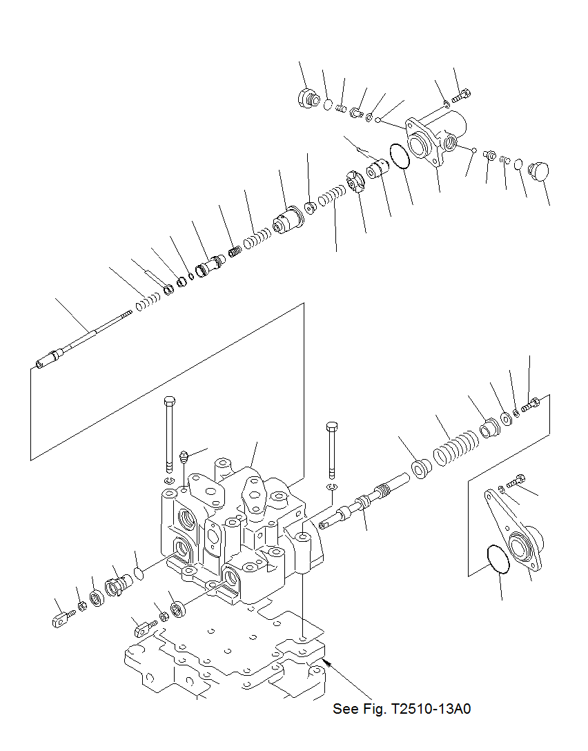 управляющий клапан в сборе 14X-96-00012 KOMATSU