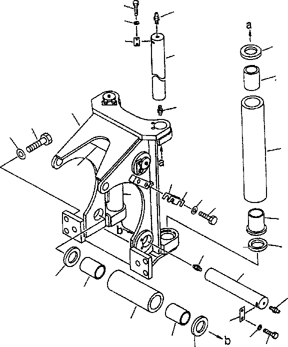 Рама 14X-960-8110 KOMATSU