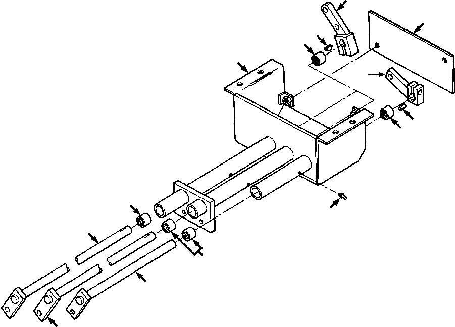LEVER, CLAMP 1210 581 H91 KOMATSU