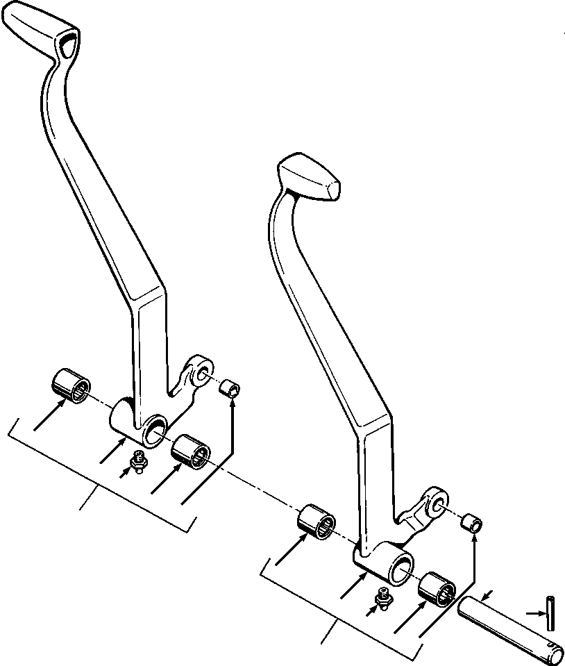 BUSHING, LEVER 1234 855 H1 KOMATSU
