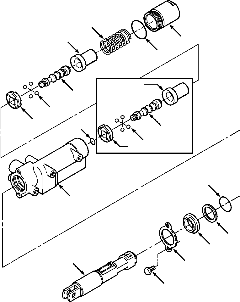 VALVE ASSY, PILOT CONTROL 666 151 C95 KOMATSU