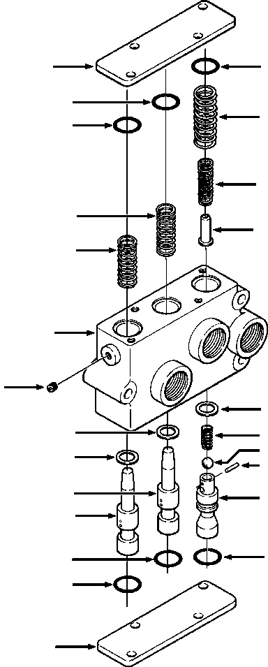 SPRING, MAIN SPOOL - INNER 742 583 C1 KOMATSU