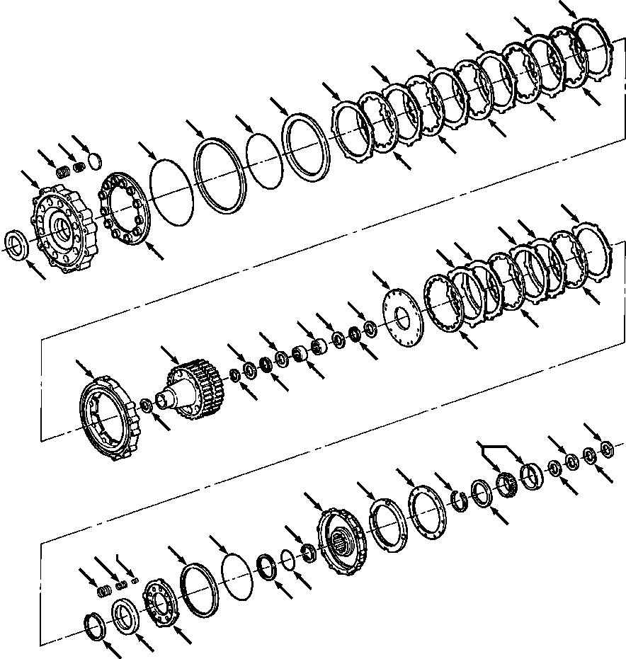 HUB, OUTPUT 709 993 C1 KOMATSU