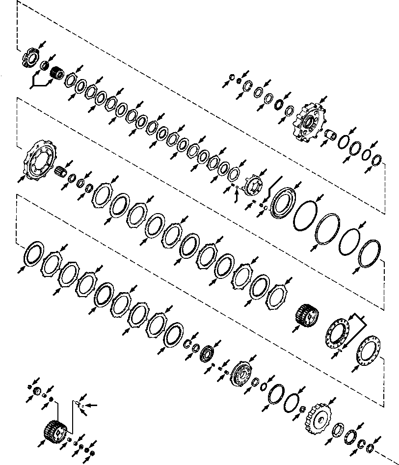 Упорный подшипник 144 357 C91 KOMATSU