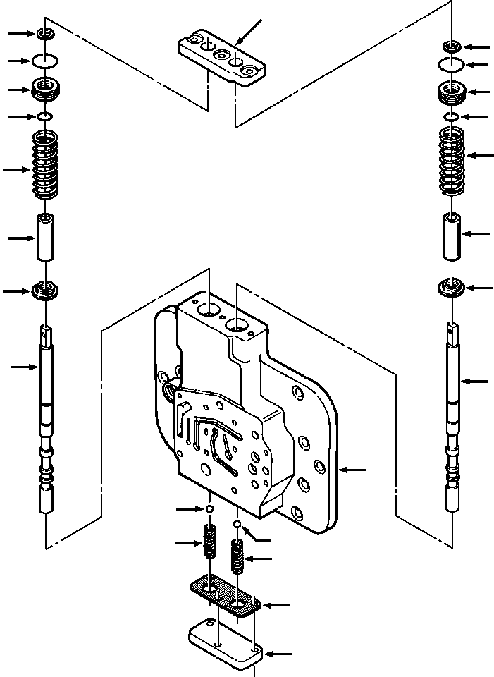 VALVE ASSEMBLY, LOWER STEERING 636 892 C91 KOMATSU