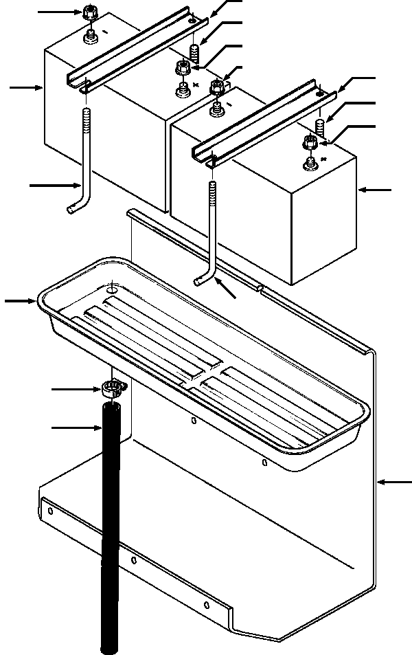 PLATE, REAR 1308 716 H1 KOMATSU