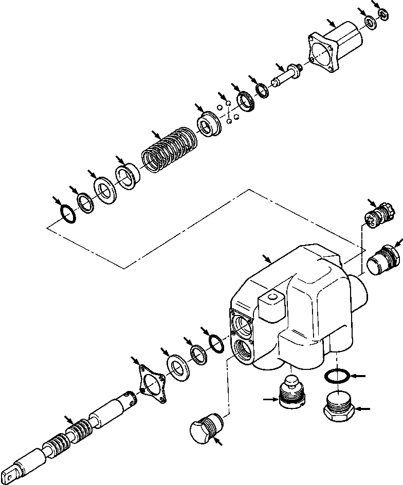 Комплект уплотнений 625 903 C1 KOMATSU