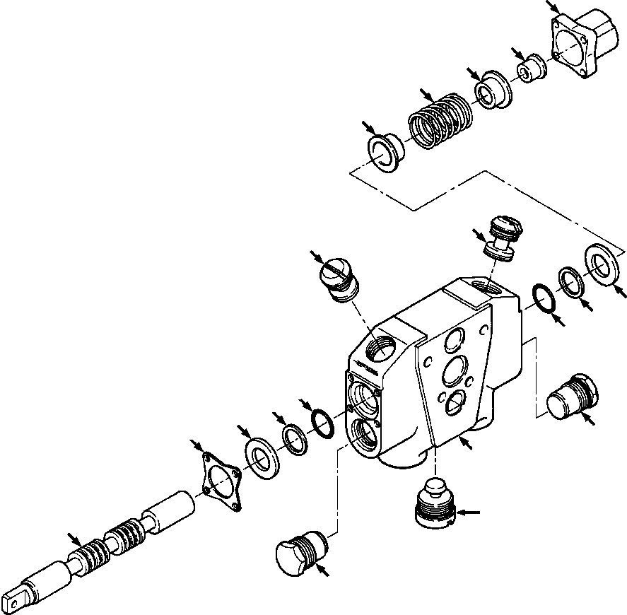 Болт - 9/16NCx3-1/2 25 753 R1 KOMATSU