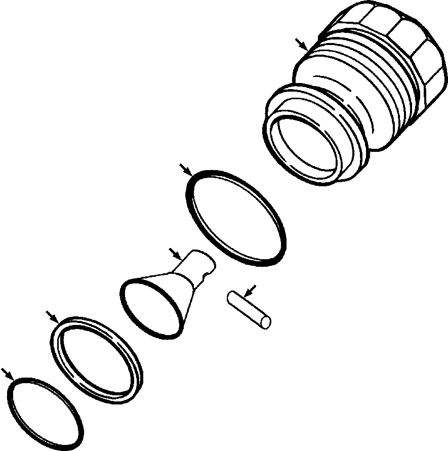 VALVE ASSEMBLY, ANTI-CAVITATION 631 241 C2 KOMATSU