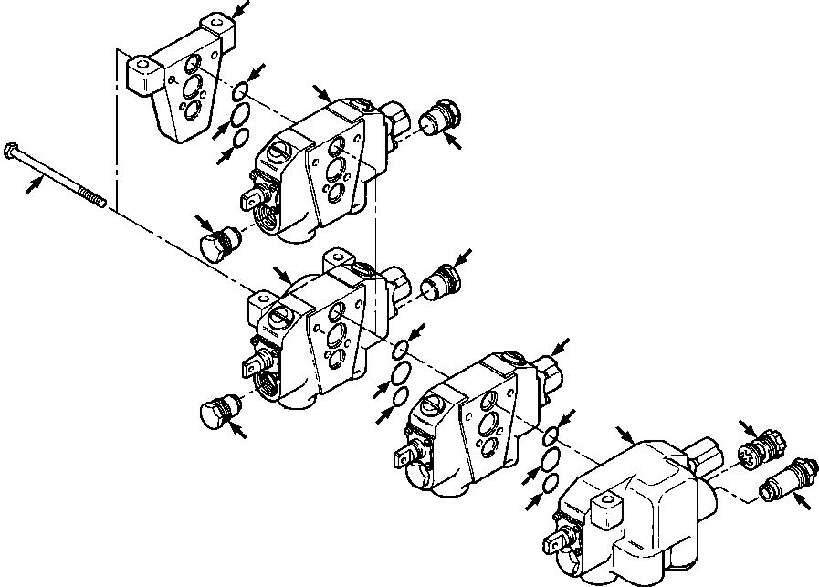 KIT, ANTI-CAVITATION VALVE SEAL 625 914 C2 KOMATSU