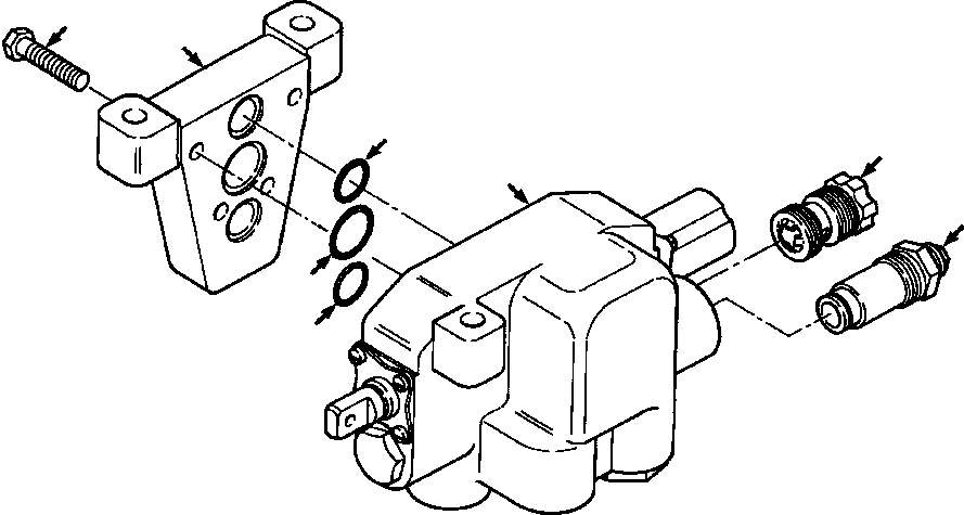 VALVE, 1-SPOOL ASSY 623 087 C93 KOMATSU