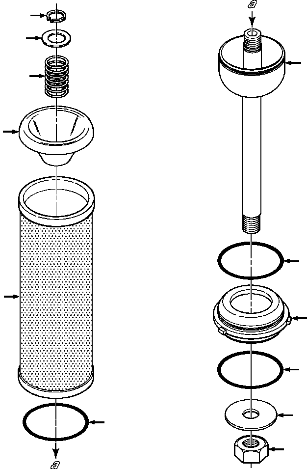 BASE, FILTER 656 390 C2 KOMATSU
