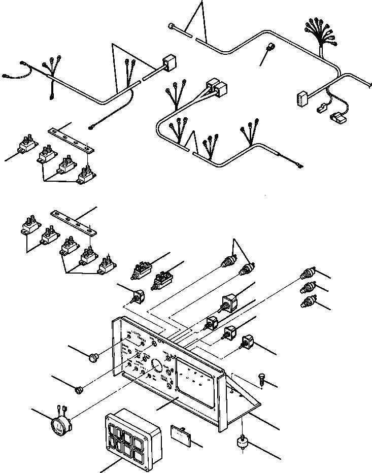 HARNESS, PANEL 739 858 C3 KOMATSU